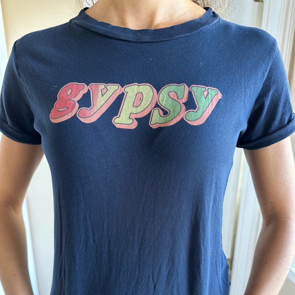 Gypsy Graphic Short Sleeve Tee - Navy